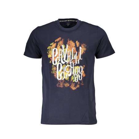 CAVALLI CLASS T-SHIRT MANICHE CORTE UOMO BLU