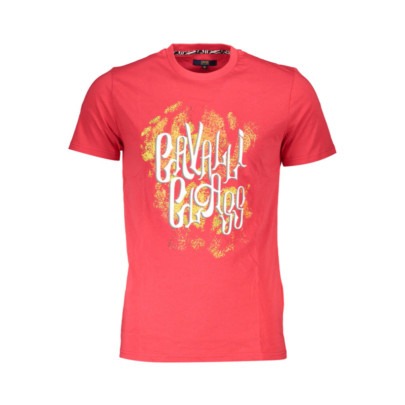 CAVALLI CLASS T-SHIRT MANICHE CORTE UOMO ROSSO