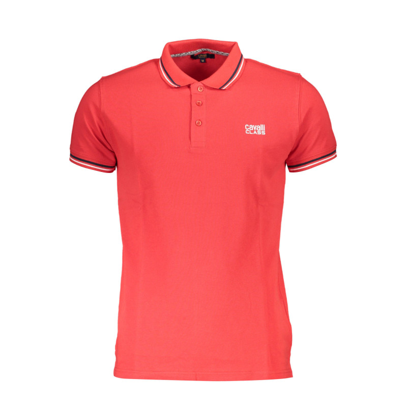 CAVALLI CLASS POLO SHORT SLEEVE MAN RED