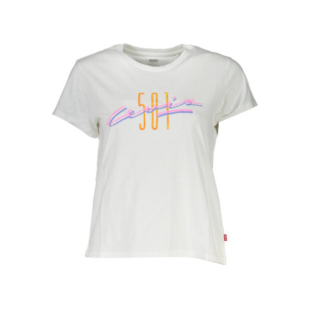 LEVI'S T-SHIRT MANICHE CORTE DONNA BIANCO