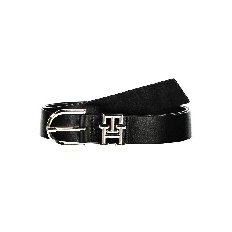 TOMMY HILFIGER LEATHER BELT WOMEN BLACK