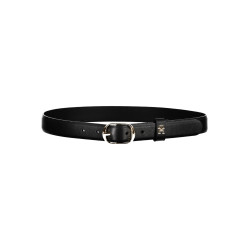 TOMMY HILFIGER LEATHER BELT WOMEN BLACK