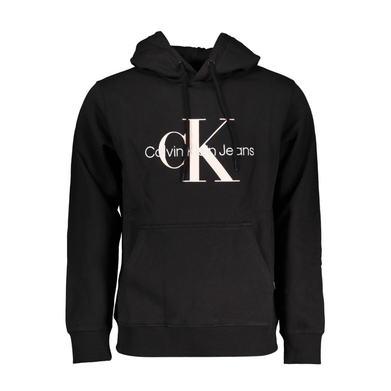 CALVIN KLEIN SWEATSHIRT WITHOUT ZIP BLACK MAN