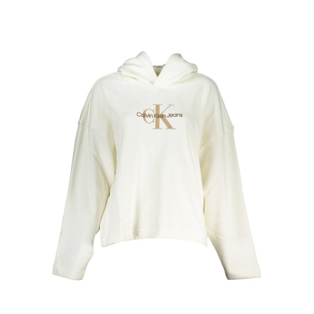 CALVIN KLEIN WOMEN&39S SWEATSHIRT WITHOUT ZIP WHITE