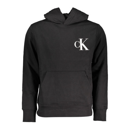 CALVIN KLEIN SWEATSHIRT WITHOUT ZIP BLACK MAN