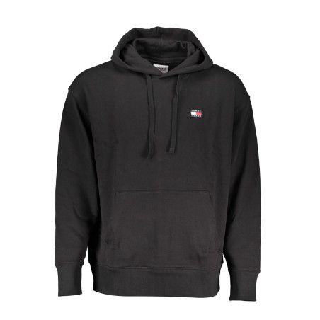 TOMMY HILFIGER FELPA SENZA ZIP UOMO NERO