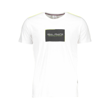 SCUOLA NAUTICA T-SHIRT MANICHE CORTE UOMO BIANCO