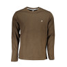 US GRAND POLO MEN&39S LONG SLEEVE T-SHIRT BROWN