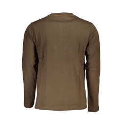 US GRAND POLO MEN&39S LONG SLEEVE T-SHIRT BROWN