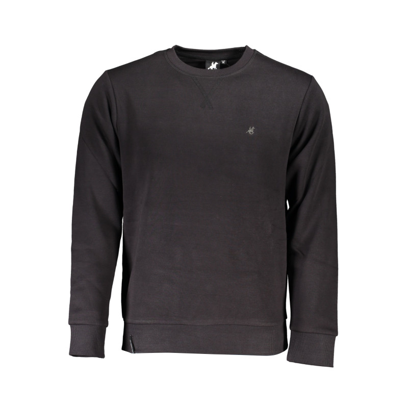 US GRAND POLO MEN&39S BLACK ZIP-OUT SWEATSHIRT