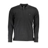 US GRAND POLO MEN&39S LONG SLEEVED POLO SHIRT BLACK