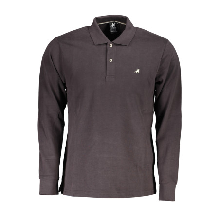 US GRAND POLO MEN&39S LONG SLEEVED POLO GRAY