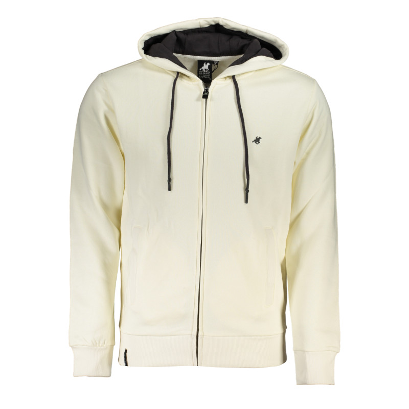 US GRAND POLO MEN&39S WHITE ZIP SWEATSHIRT