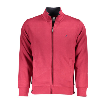 US GRAND POLO MEN&39S RED ZIP SWEATSHIRT