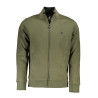 US GRAND POLO MEN&39S GREEN ZIP SWEATSHIRT