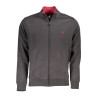 US GRAND POLO MEN&39S GRAY ZIP SWEATSHIRT