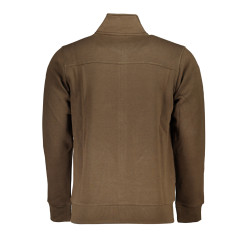 US GRAND POLO MEN&39S BROWN ZIP SWEATSHIRT