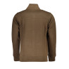 US GRAND POLO MEN&39S BROWN ZIP SWEATSHIRT