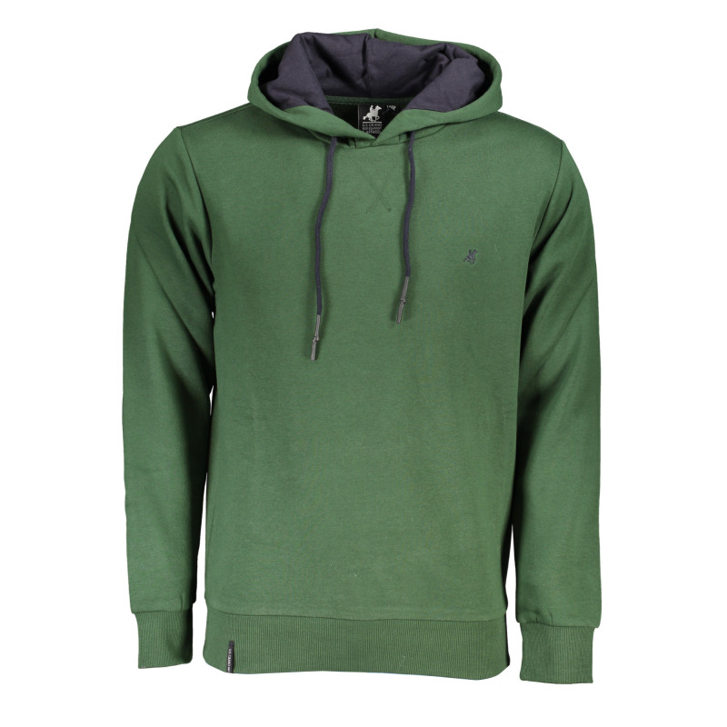 US GRAND POLO MEN&39S GREEN ZIPLESS SWEATSHIRT