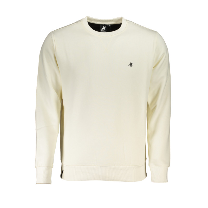 US GRAND POLO MEN&39S WHITE ZIPLESS SWEATSHIRT