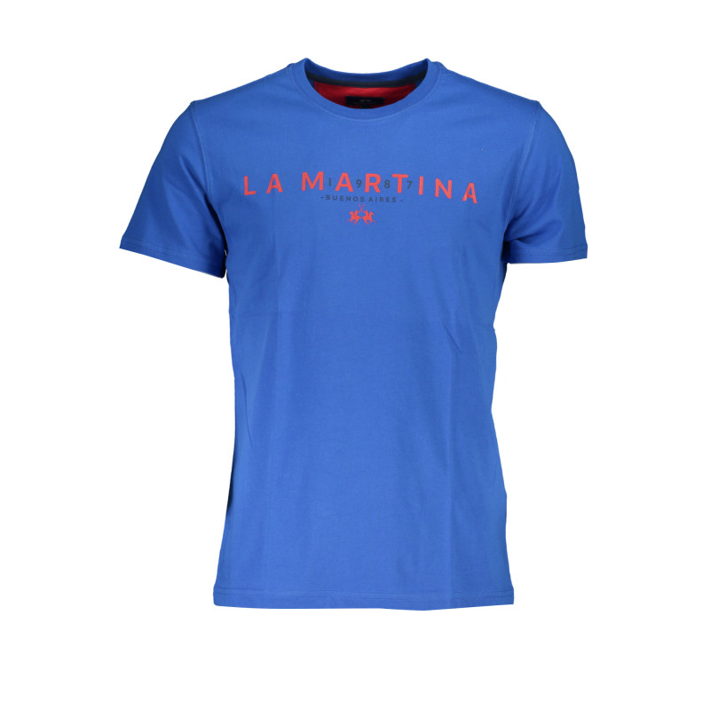 LA MARTINA MEN&39S SHORT SLEEVE T-SHIRT BLUE