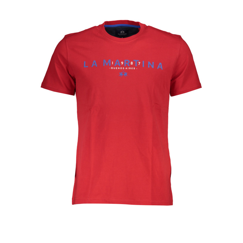 LA MARTINA T-SHIRT MANICHE CORTE UOMO ROSSO