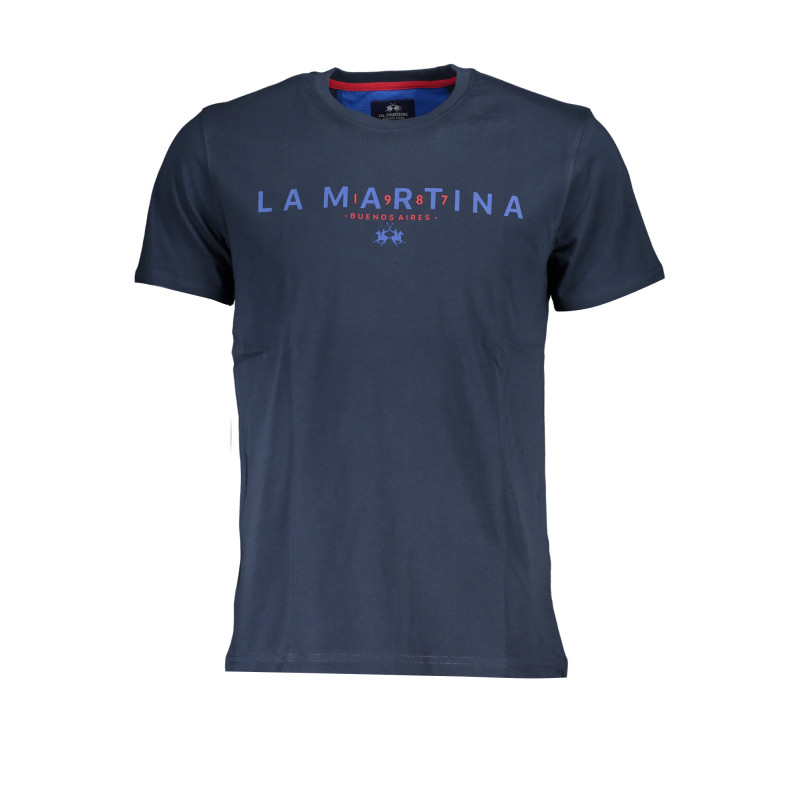 LA MARTINA MEN&39S SHORT SLEEVE T-SHIRT BLUE