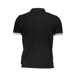 LA MARTINA MEN&39S BLACK SHORT SLEEVED POLO SHIRT