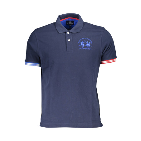 LA MARTINA MEN&39S SHORT SLEEVED POLO SHIRT BLUE