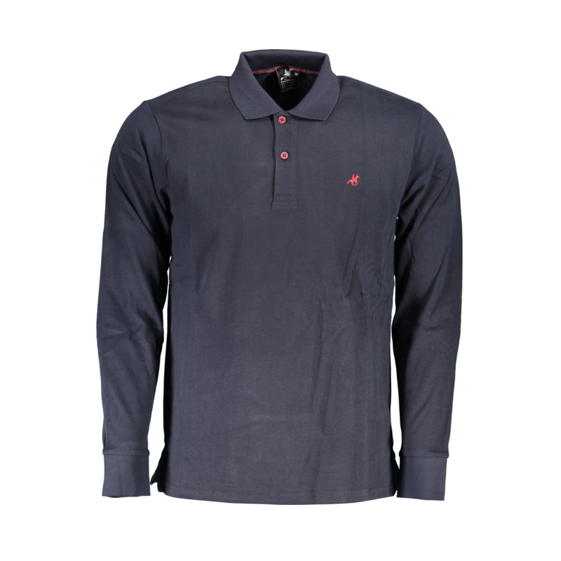 US GRAND POLO MEN&39S LONG SLEEVED POLO SHIRT BLUE