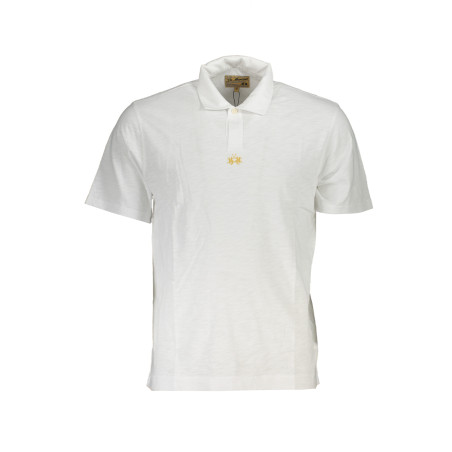 LA MARTINA MEN&39S WHITE SHORT SLEEVED POLO SHIRT