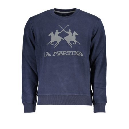 LA MARTINA MEN&39S BLUE ZIPLESS SWEATSHIRT