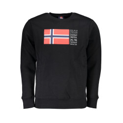 NORWAY 1963 FELPA SENZA ZIP UOMO NERO