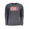 NORWAY 1963 FELPA SENZA ZIP UOMO GRIGIO