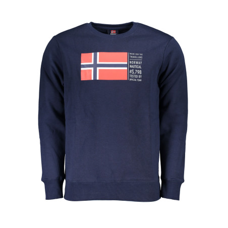 NORWAY 1963 FELPA SENZA ZIP UOMO BLU