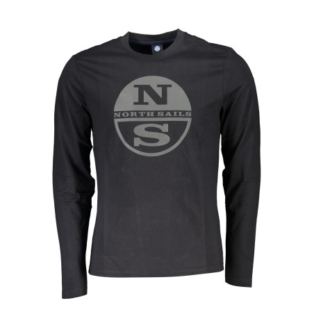 NORTH SAILS T-SHIRT MANICHE LUNGHE UOMO NERO