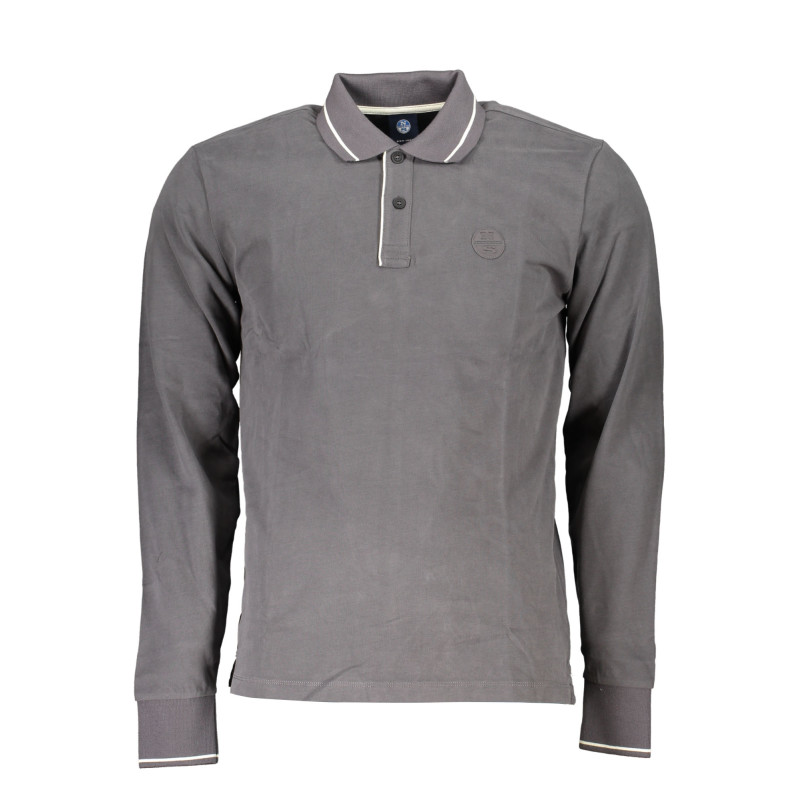 NORTH SAILS MEN&39S LONG SLEEVED POLO SHIRT GRAY