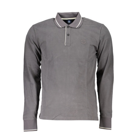 NORTH SAILS POLO MANICHE LUNGHE UOMO GRIGIO