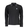 NORTH SAILS MEN&39S LONG SLEEVED POLO SHIRT BLACK