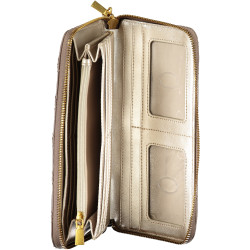 GUESS JEANS WOMEN&39S WALLET BEIGE