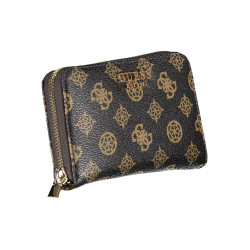 GUESS JEANS WOMEN&39S WALLET BROWN