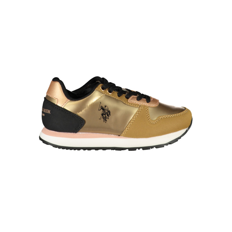 US POLO ASSN. GOLD CHILDREN&39S SPORTS SHOES