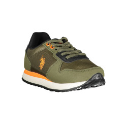 US POLO ASSN. GREEN SPORTS SHOES FOR CHILDREN