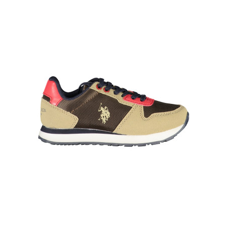 US POLO ASSN. BROWN CHILDREN&39S SPORTS SHOES