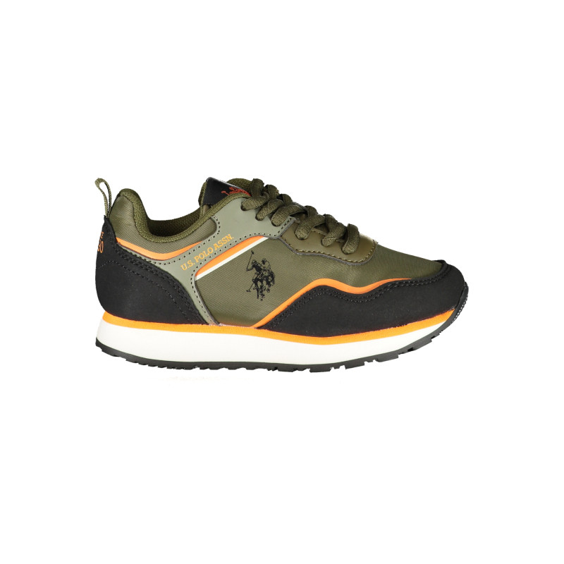 US POLO ASSN. GREEN SPORTS SHOES FOR CHILDREN