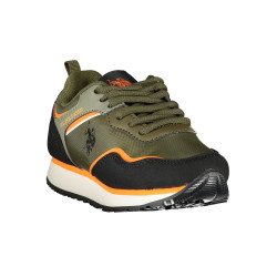 US POLO ASSN. GREEN SPORTS SHOES FOR CHILDREN