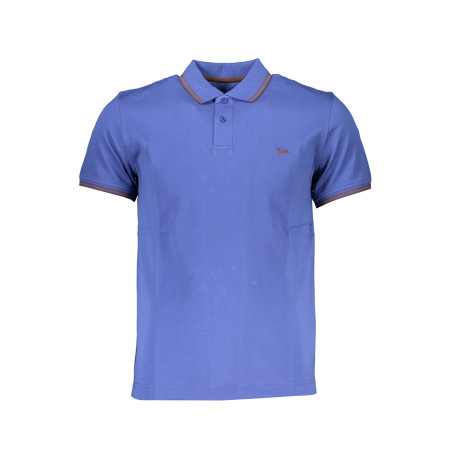 HARMONT &amp BLAINE MEN&39S SHORT SLEEVED POLO SHIRT BLUE