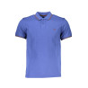 HARMONT &amp BLAINE MEN&39S SHORT SLEEVED POLO SHIRT BLUE