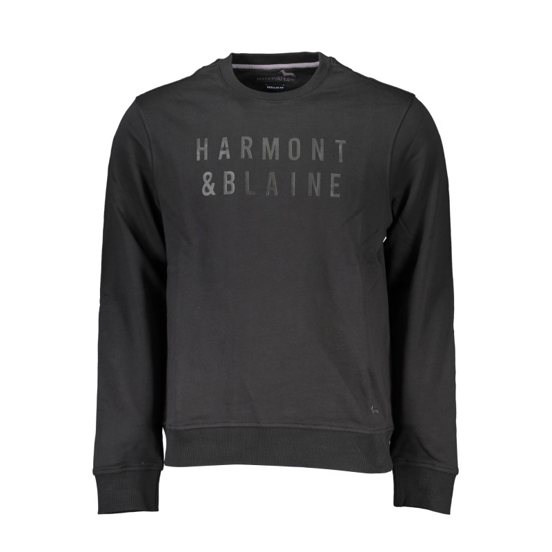 HARMONT & BLAINE FELPA SENZA ZIP UOMO NERO