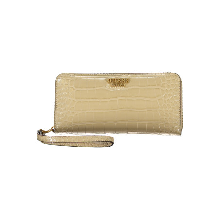 GUESS JEANS WOMEN&39S WALLET BEIGE